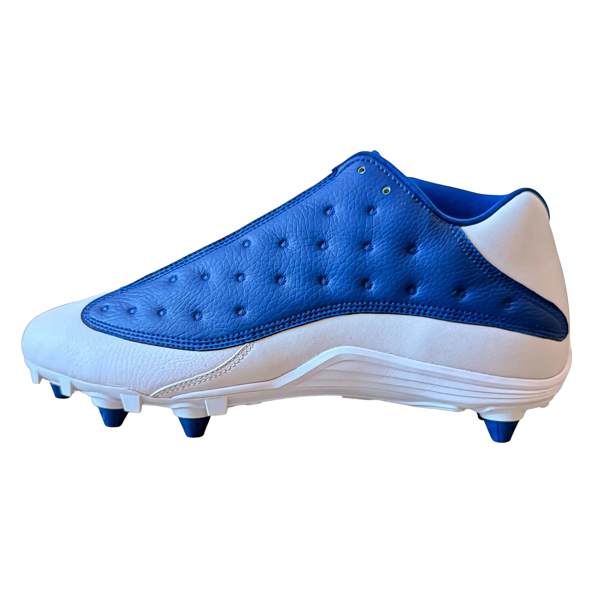 Jordan 13 Low Detachable Cleats "White / Blue" FA17 MNJDSP 727 M3