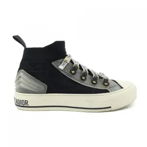 Pre-owned Dior Cotton Small Leather Goods Christian WALK'N'DIOR Sneakers
