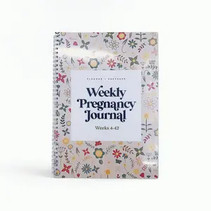My Pregnancy Weekly Journal, Heartwarming Guide for Expectant Mothers, Record Every Week's Changes, Baby Growth Preview, Pregnancy Symptoms Tracking, Mom Planner