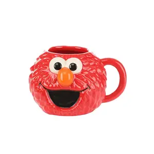 Elmo Head Molded Mug