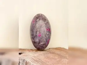 Ruby In Cordierite Egg