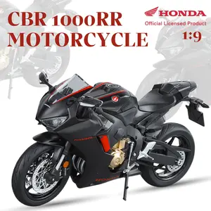 1:9 Motorcycle Model with Lights, Collectible Room Decor and Toy, Men's Favorite Collection, Motorbike Enthusiast Toy, M9-11a