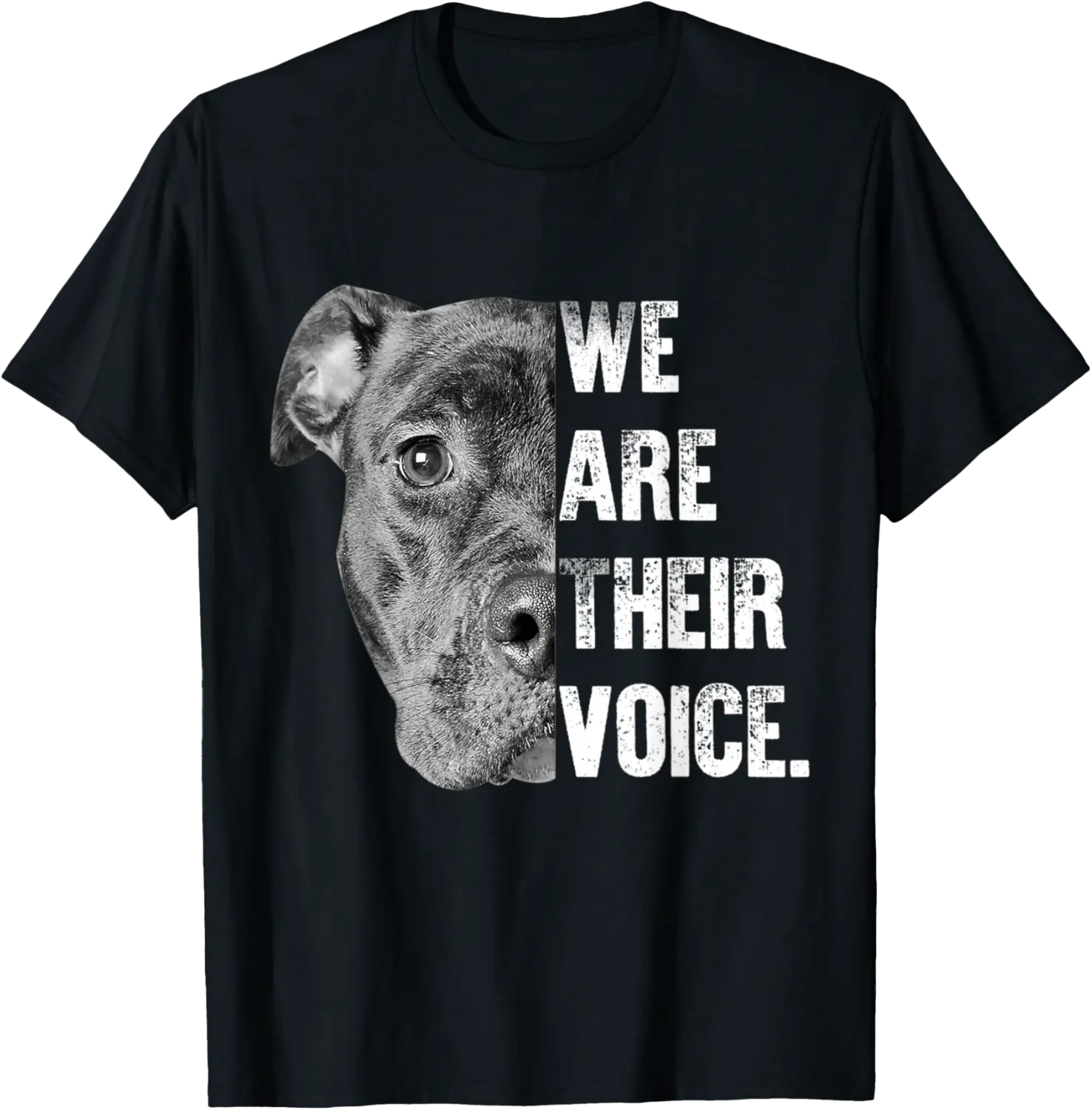 We AreTheir Voice Gift Womens Mens & Dog Lovers & Dog rescue T-Shirt - Diegoort Shop 54B09CQCDFCQ