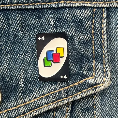 Colorful Card Badge Enamel Pin, Alloy Brooch Pin, Emblem Logo Badge, Fashion Decoration Personality Children's Brooch, Student Schoolbag Buckle, Clothing Accessories, Hat Bag Decoration, Clip, Hat Pins, Fashion Accessory