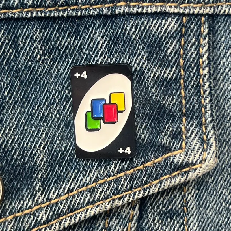Colorful Card Badge Enamel Pin, Alloy Brooch Pin, Emblem Logo Badge, Fashion Decoration Personality Children's Brooch, Student Schoolbag Buckle, Clothing Accessories, Hat Bag Decoration, Clip, Hat Pins, Fashion Accessory