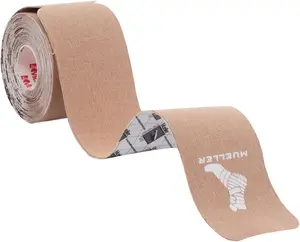 Mueller Sports Medicine Typhoon Kinesiology Therapeutic Tape, Quality Athletic Tape, Latex Free, 20 Pre-Cut I-Strips, 2" x 9.75" Each Strip