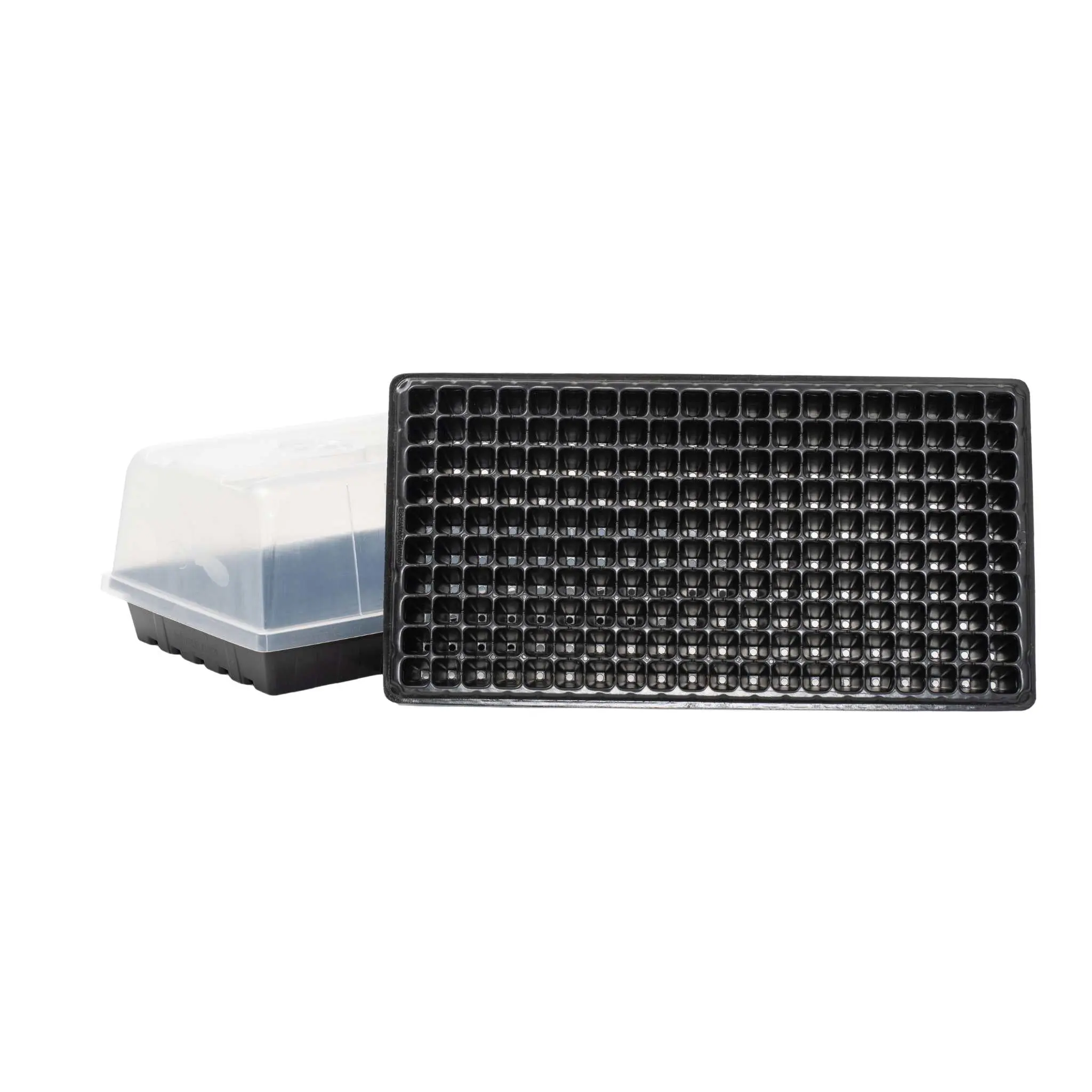 Hydroponic & Soil Seed Starter Kit - 200-Cell Rectangular 1020 Trays (21¼” x 11¼”), Recycled Plastic Adjustable Humidity Domes with Airflow & Moisture Control for Plant Propagation, Seedling Tray