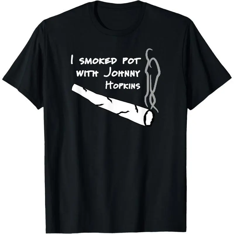 Men's Crew Neck Short-Sleeve Casual T-Shirt - Step Brothers Comedy Movie Funny Quote "I Smoked Pot", Unisex, 100% Cotton, Made in USA, Fitted Cut, Made-To-Order, Graphic Print, All Seasons, Machine Washable, Menswear Top