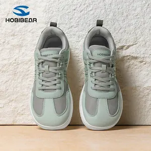 HOBIBEAR Wide-Toe Men's Shoes for Spring & Autumn, Comfortable Sports Shoes, Outdoor Durable Agan Shoes (Oxford-style Running Shoes)