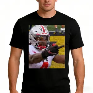 Jeremiah Smith with the Marcus Hall salute Shirt, Style T-Shirt, Retro Tee, Hipster Shirt, Unique Gift Shirt