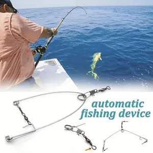 1/3pcs  Automatic Fishing Device - Spring-Loaded Ejection Hook,