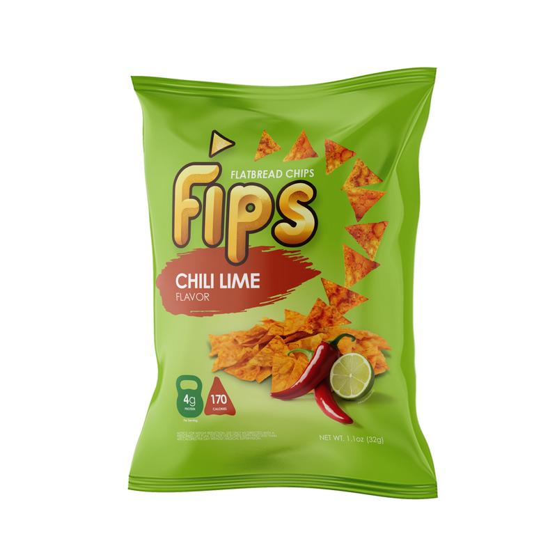 Cut Da Carb FIPS CHIPS 4-Pack Sample - Light Crispy Flatbread Chips in 4 Flavors - Perfect for On-the-Go Snacking