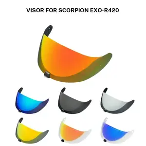 Scorpion EXO R420 Visor Shield Lens Anti UV Anti Fog Anti Scratch Replacement for SCORPION EXO R420 Full Face Helmet Motorcycle Protection