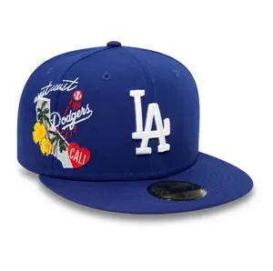 New Era 59FIFTY Los Angeles Dodgers Fitted Cap Size 7 1/2 – Embroidered Team Logo Baseball Hat