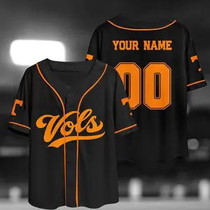 Wallen Tennessee Vols Baseball Jersey – Country Music Fan Button Up Shirt, Nashville Style Apparel, Concert Outfit, Unisex Streetwear, Gift for Fans, Music Tour 2026 Gift