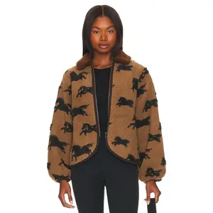 The Great The Pasture Fleece Jacket in Light Hickory