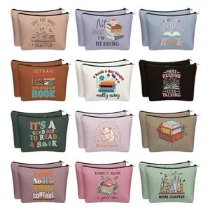 Mystery Bookish Zipper Pouch — Perfect for pens, highlighters, and swag!