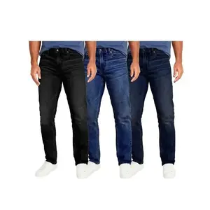3-Pack Men's Flex Stretch Slim Straight Jeans