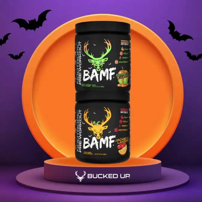 Bucked Up BAMF Pre-Workout [30 Servings] Supplement Fitness | High-Stim Nootropic Pre-Workout Powder