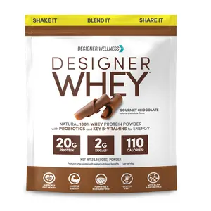 Chocolate Designer Whey 2 lb : 100% Whey Protein Powder