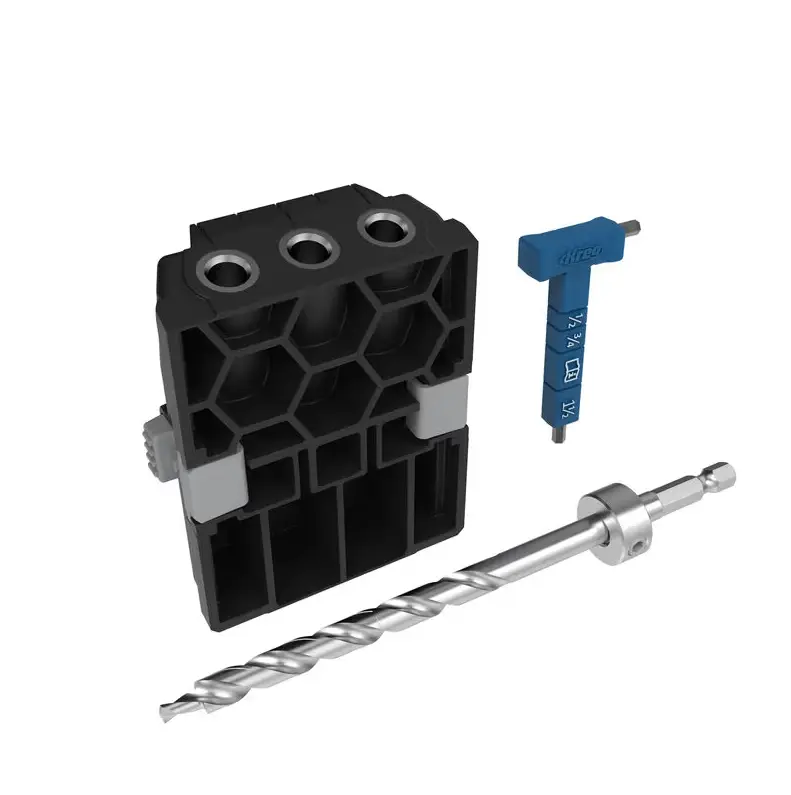 Kreg Micro-Pocket Drill Guide Kit, Model 530 KPHA530, Power Tool Set for Tools & Hardware Applications