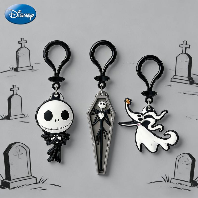 1PC The Nightmare Before Christmas Jack Zero Keychain Officially Licensed Gothic-Vibe Collectible Skeleton Animal Anime Peripheral Backpack Decoration Car key Pendant Desk Ornament Durable PVC Rubber Gift 1PC The Nightmare Before Christmas Jack Zero Keychain Officially Licensed Gothic-Vibe Collectible Skeleton Animal Anime Peripheral Backpack Decoration Car key Pendant Desk Ornament Durable PVC Rubber Gift