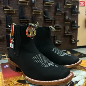 Men botines Nobuck Black