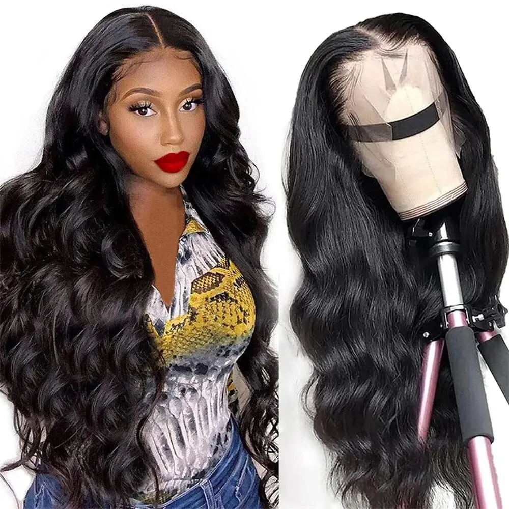14-30inch 13X4 Lace Front Wigs Human Hair Pre Plucked Transparent Body Wave Lace Front Wigs Human Hair Wigs for Women