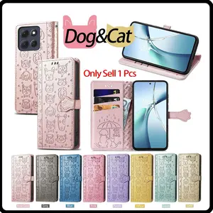 Shockproof Flip Wallet Case PU Leather, Full Protection Smartphone Shell, Emboss Butterfly Pattern Design for Girls, Multi-Slot Card Holder Stand Cover for Moto E15, G Stylus 5g, Edge 60 Pro Protector