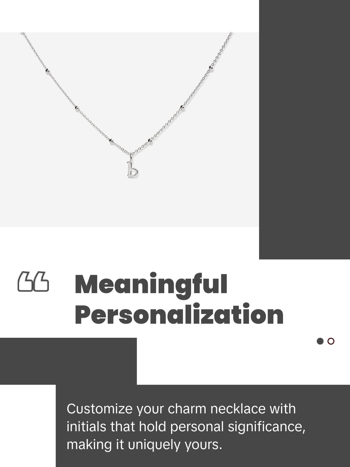 Initial Sterling Silver Charm