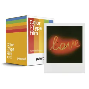 Polaroid Color Film for I-Type x40 Film Pack - 40 Photos for Polaroid Now/Now+ Camera Polaroid Color Film for I-Type x40 Film Pack - 40 Photos for Polaroid Now/Now+ Camera