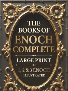 The Books of Enoch Complete LARGE PRINT (Illustrated): 1, 2 & 3 Enoch With Authentic Illustrations, Insightful Introductions and Commentary