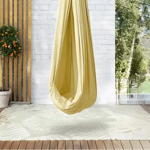 Sensory Swing for Kids and Adults with 360° Swivel for Indoor Relaxing and Calming Support