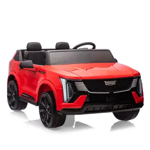 【GARVEE】24V Licensed Ride On Electric Vehicle with Remote Control, 2-Seater, 4-Wheel Shock Absorbers, Smooth Start, Music, and LED Lights for Boys and Girls