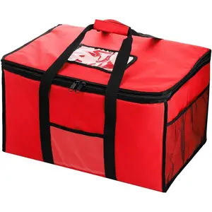 Insulated Food Delivery Bag Xxxl Commercial Catering Thermal For Cold And Hot Transport 22" X 16" X13" Cooler Grocery Car Picnic Beach Camping