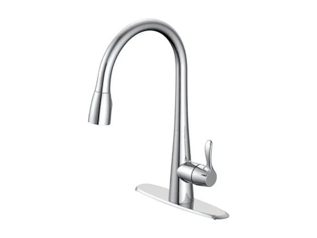 FP4A0061CP-ACA1 Vela Series Chrome Single Handle Kitchen Faucet Pulldown Spray