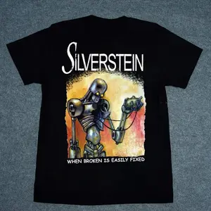 Silverstein When Broken Is Easily Fixed Band Gift For Fan T-shirt Size S-6XL, All Colors, Gift for Women Men, Made In USA, US Size S-6XL, 100% cotton, Classic Fit, Unisex T-Shirt