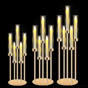 Metal Candle Holder without Candle, 1 Count Modern Candlestick Holder, Decorative Candle Holder for Home Party Wedding, Home Decor, Chic Decoration