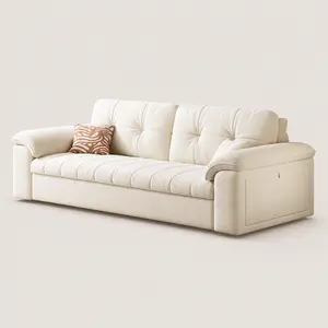 Convertible 3-in-1 Queen Sleeper Sofa Bed Loveseat Couch That Pulls Out Int
