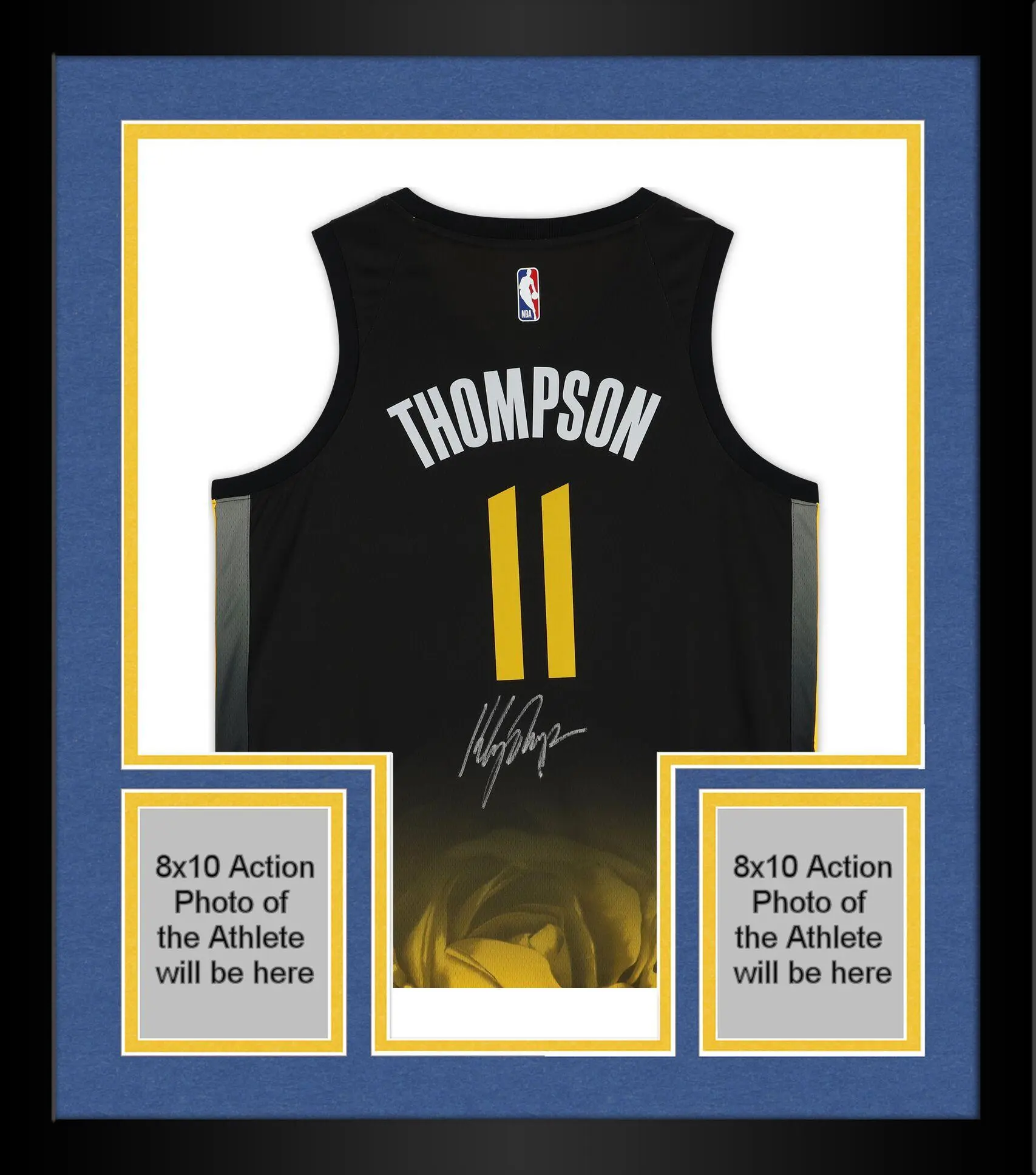 Framed Klay Thompson Golden State Warriors Autographed Black Nike 2022-2023 City Edition Swingman Jersey - Fanatics Authentic Certified