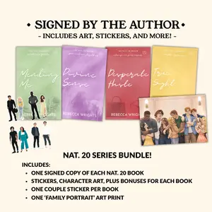 The Nat. 20 Complete Series | Signed by the Author | Found Family Romance Stories, Interconnected Standalone stories, paperback books