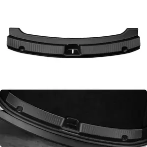 BASENOR 2025 2026 Tesla Model Y Juniper Rear Bumper Guard Protector, TPE Trunk Bumper Sill Cover for Model Y Interior Accessories OEM Black