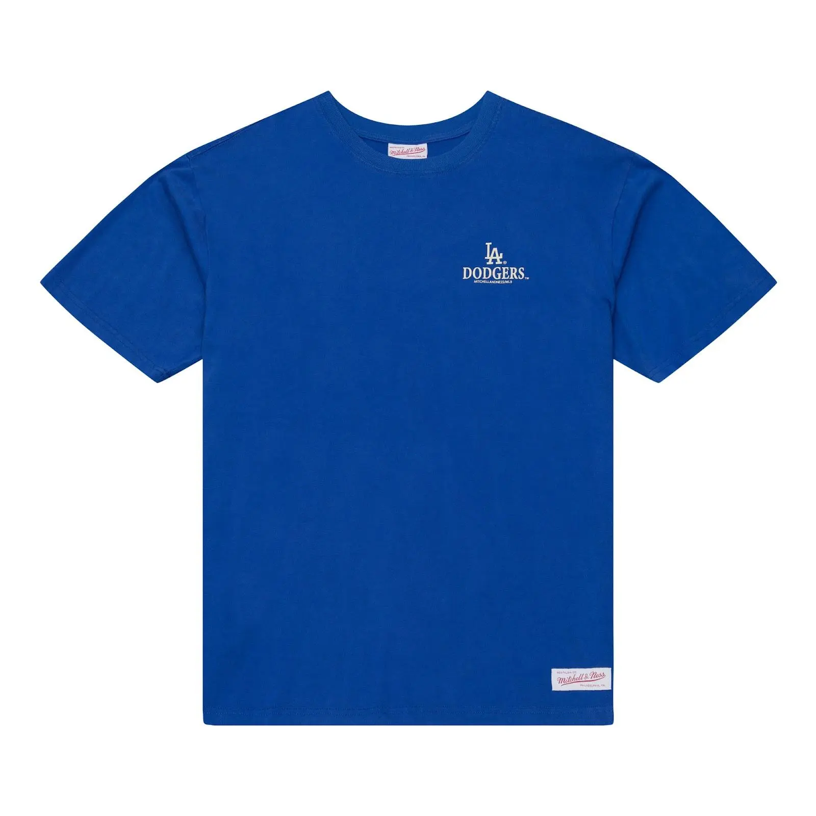 Los Angeles Dodgers Royal Core Essentials T-Shirt MLB Throwback Tee Graphic Vintage Fan Gear Mitchell & Ness