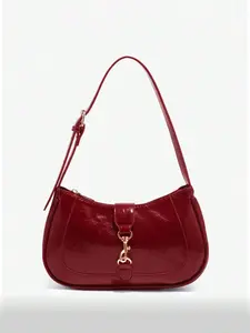 Vintage Minimalist Crescent Crossbody Bag with Adjustable Strap Local 1PC Small Portable for Dating Outings Gatherings