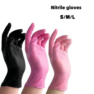 100/50/10pcs, Vinyl disposable gloves, household cleaning, powder-free, latex-free, suitable for cleaning, pet care, tattoos, festival gifts, and other cleaning gloves, Household Items