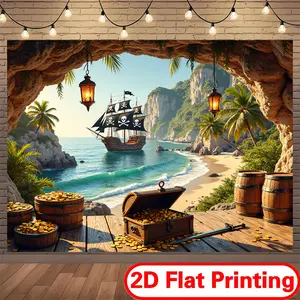 Soft Polyester Photo Backdrop Banner, Multi-Size Party Decoration Supplies with 2D Flat Printing, Soft-Texture Decor for Indoor & Outdoor Photo Booths, Anniversary Celebrations, Photo Backdrops