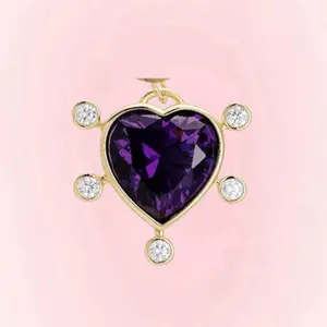 Corazón morado