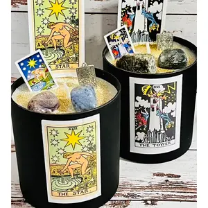 The Tower Tarot Card Soy Candle