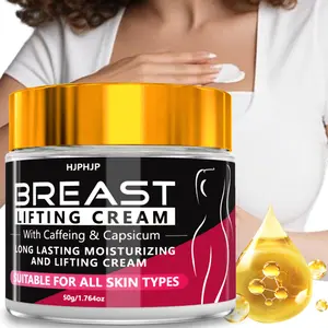 Breast Lifting Cream, Firming & Lifting Balm, Moisturizer, Contains Glycerin, Tightens Skin, Long-Lasting Effect, All Skin Types, Breast Enhancer, 50g