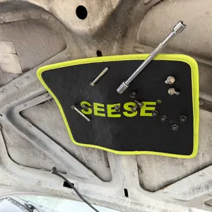 SEESE 3PC Flexible Magnetic Tool Mat & Tray Holder - Magnetic Tool Tray, Flexible Magnetic Mat, PVC & Non-Slip for Garage Workshop, Auto Repair Tools fathersdaygiftideas